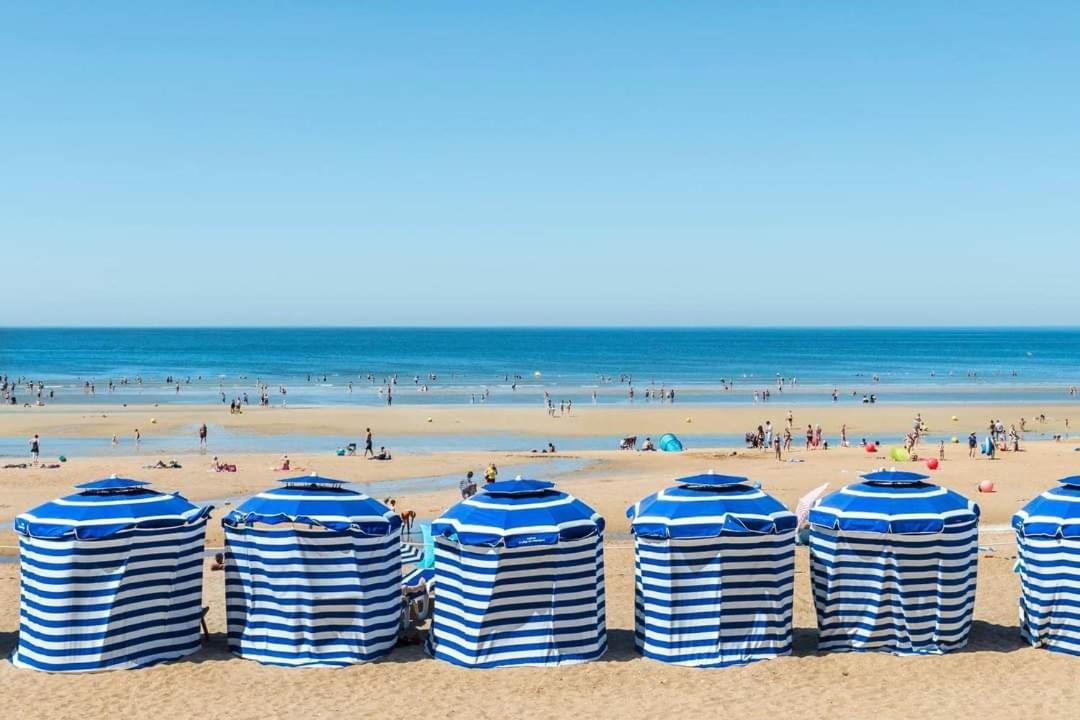 Charmant 2 Pieces A 5 Mn A Pied De La Mer Cabourg Eksteriør bilde
